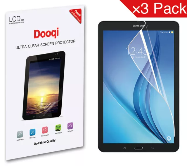 3X Dooqi HD Clear LCD Screen Protector Shield For Samsung Galaxy Tab E 8.0