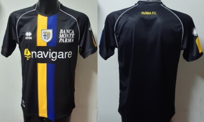 MAGLIA 3^ AWAY Manica Lunga 2011 2012 NERA Tg Erreà PARMA F.C M  Originale Erreà 