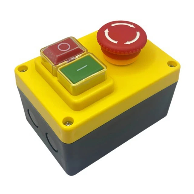Interrupteur Bouton-poussoir 6 Broches SODIAL - Noir - Neuf - Pour Démarrage électromagnétique