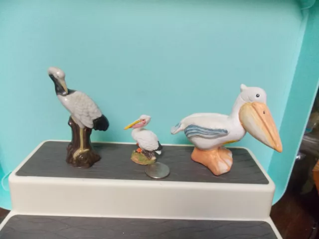 Lot of 3 Pelican Figures