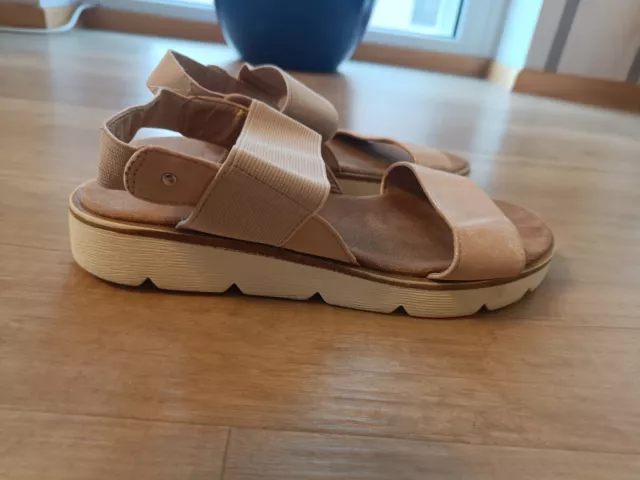 Beige Sandalen Damen Größe 37