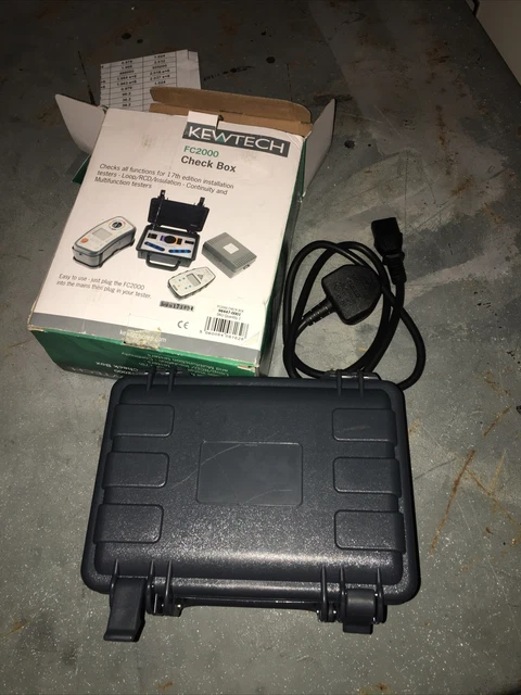 KEWTECH FC2000 CHECK BOX CAL Calibration Box £100.00 - PicClick UK