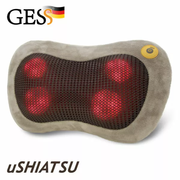 Massage Pillow Shiatsu Rolling  Deep Kneading Massager with Heat Home Office Car