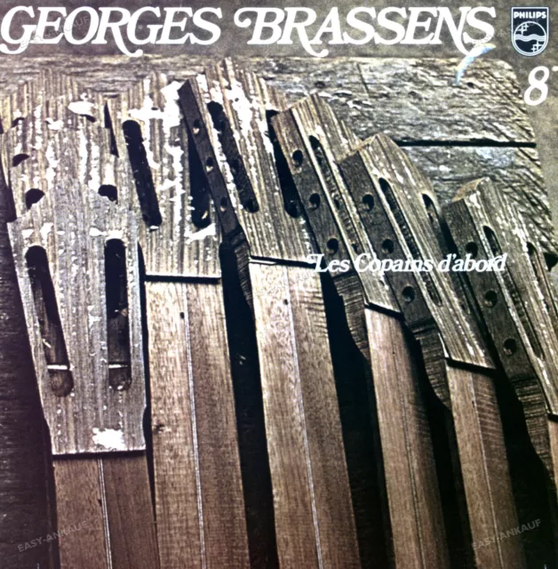 Georges Brassens - 8 - Les Copains D'abord LP (VG/VG) .
