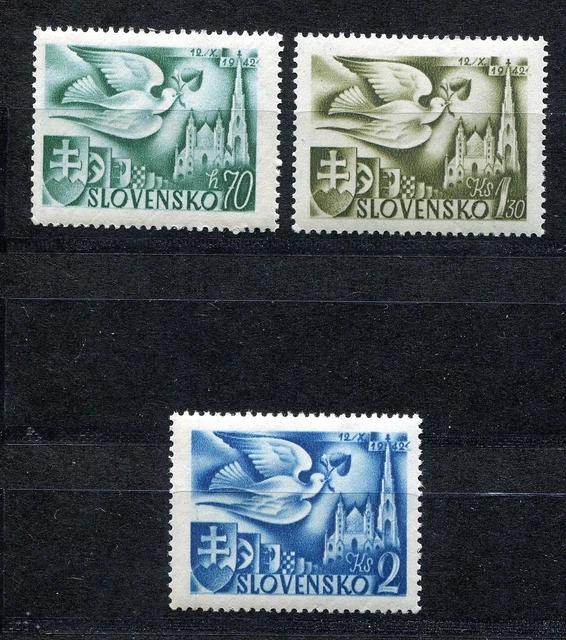 SLOVAKIA WW2 GERMAN Puppet State 1942 Epc Flags Of Axis Powers 7476