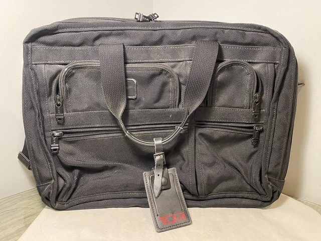 🔥Tumi Expandable Ballistic Laptop Briefcase Shoulder Bag $500 Online