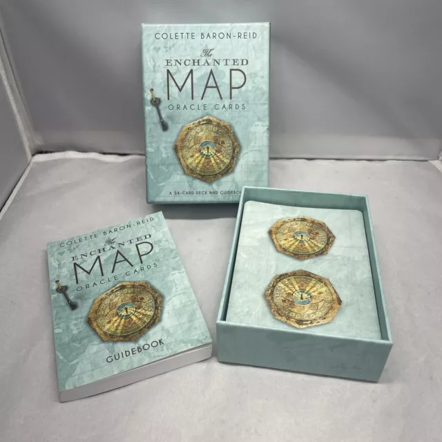 The Enchanted Map Oracle Cards By Baron-Reid, Colette 54 Tarot Cards And Guide