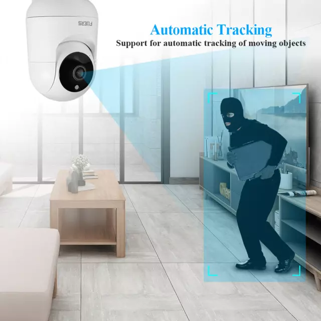 Caméra De Surveillance Intérieure IP WIFI Audio Vision Nocturne 1MP/3MP Tuya 3