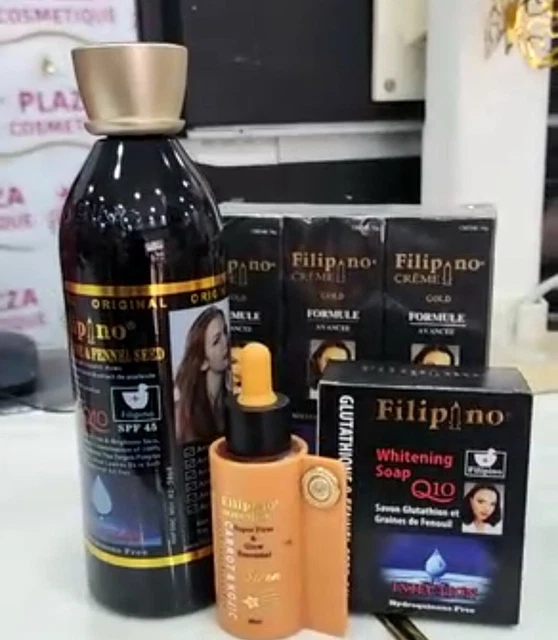 Kit éclaircissant Cindella Anti-taches - 6 Pièces (lait, Sérum, Gel, Savon, Huile) - Neuf