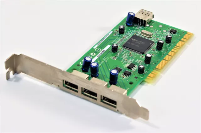 Adaptec 3+1 Port USB 2.0 High Speed PC PCI Host Controller Card/Karte AUA-3100B