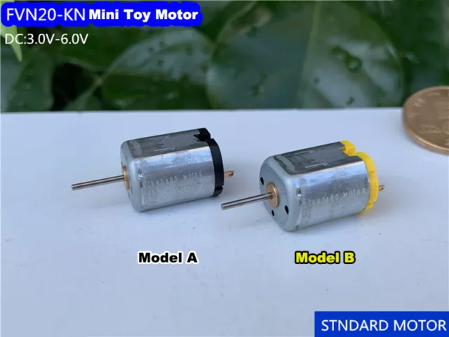 DC 3V 3.7V 5V 6V High Speed Micro Mini FVN20 12mm Electric Motor DIY Toy Model