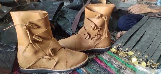Jorvik Viking Handmade Shoes made | Toggle Man Footwear