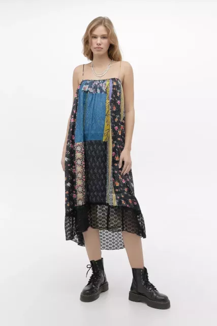 Urban Outfitters Kimchi Blue Mae Patchwork dress medium