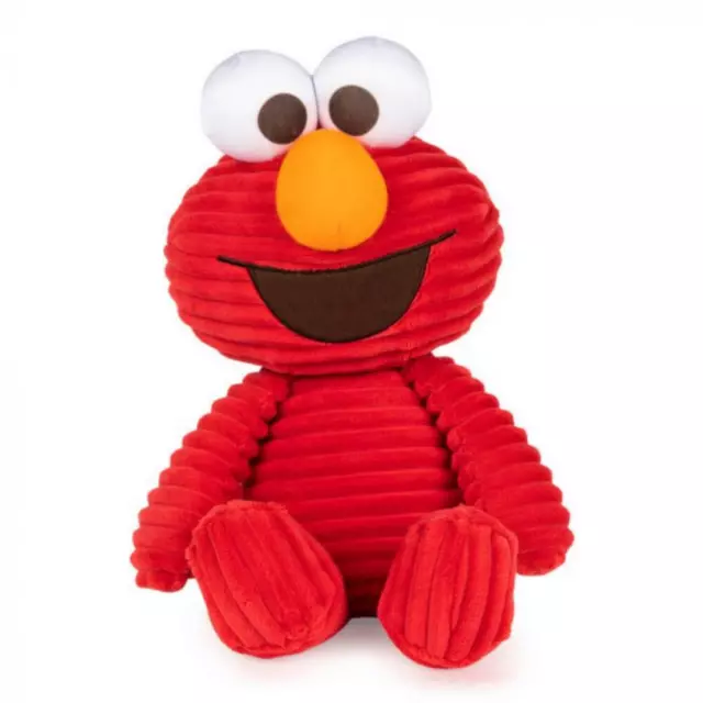 Sesame Street Cuddly Corduroy Elmo Soft Plush Toy 13"/33cm Licensed Product