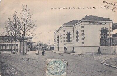 CPA 94 Maisons-Alfort ALFORTVILLE Gare du PLM PARIS LYON MARSEILLE1905