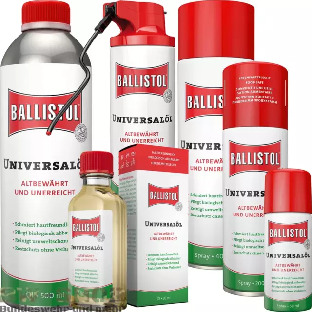 Ballistol Universalöl / Spray Pflegeöl Waffenöl Rostschutz Auto Fahrrad Kriechöl