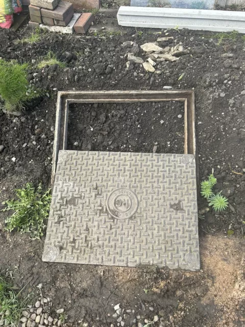 cast iron manhole drain cover With Frame