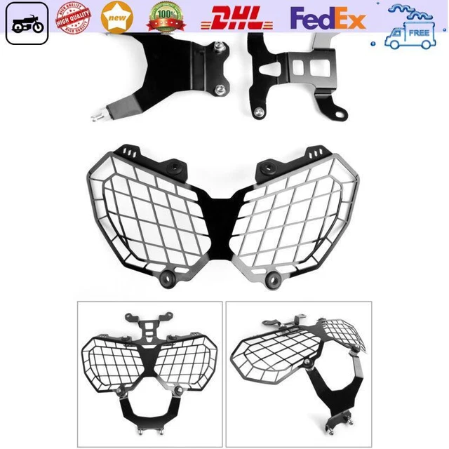 Motorcycle Headlight Lens Screen Cover Plastic Headlamp Fairing Guard
