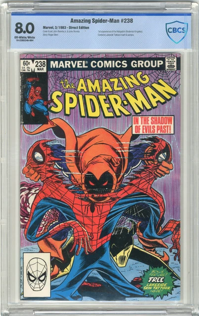 1983 Amazing Spider-Man 238 CBCS 8.0 1st Hobgoblin w/ Tattooz