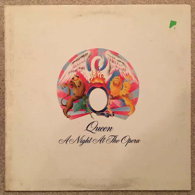 QUEEN - A NIGHT AT THE OPERA, Embossed 1st Press Gatefold 1975, 7E-1053 -- EX