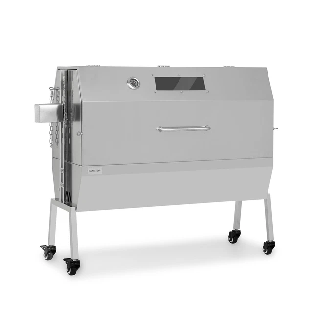 VEVOR Spanferkelgrill Lammgrill 117 cm 41 kg Edelstahl Drehspieß 4-stufig höhenverstellbar