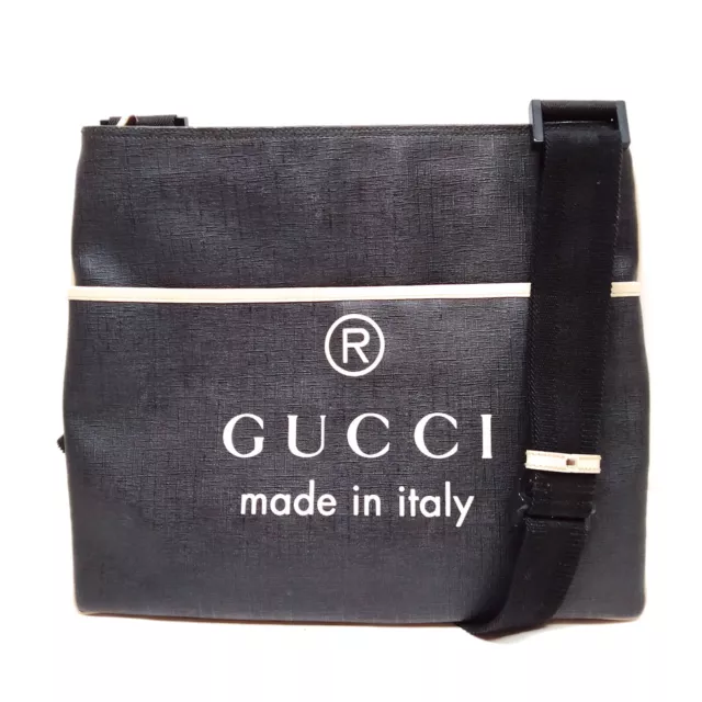 Gucci Shoulder Bag  Black PVC 431281