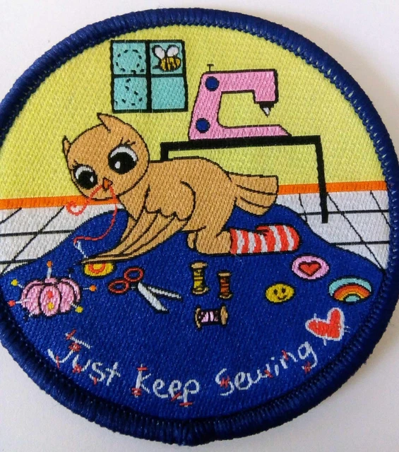 GIRLGUIDING BROWNIE Guide Rainbow Scout Cub Beaver sewing Cloth Badge £