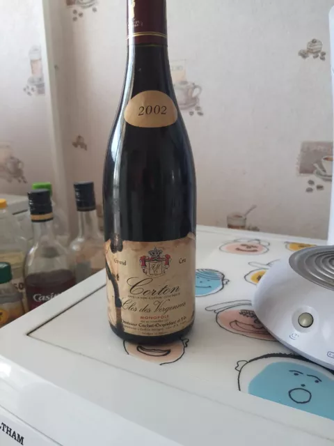 vin rouge CORTON Grand Cru 2002  clos des vergennes monopole
