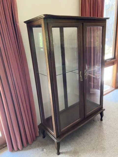 Glass Display Cabinet used