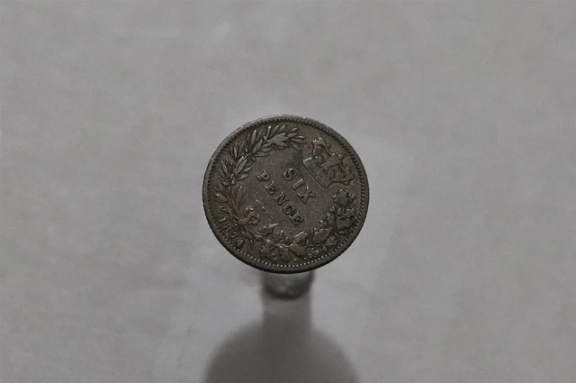 🧭 🇬🇧 Uk Gb 6 Pence 1874 Die Nr. 51 With Plain 4 Die 4C Victoria B59 #9729