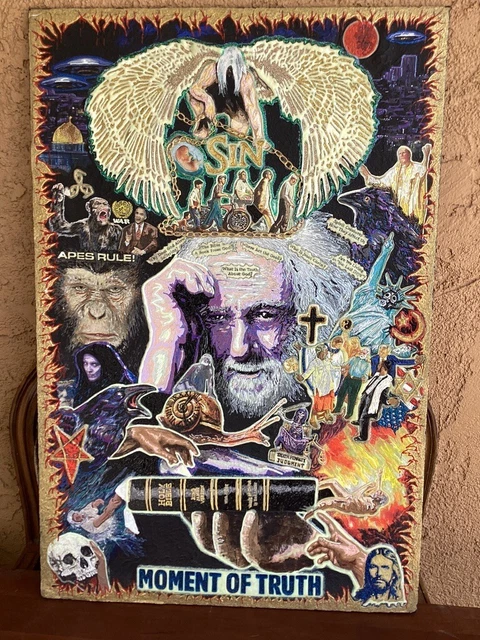 Dean Chetwynd- Original Acrylic Paintings-"Moment Of Truth"