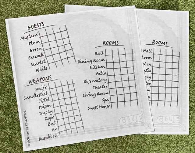 hasbro-clue-discover-the-secrets-clue-score-sheet-replacement-pad-2008-19-97-picclick for Clue Replacement Sheets Printable Free HASBRO CLUE DISCOVER The Secrets Clue Score Sheet Replacement Pad 2008 $19.97 - PicClick for Clue Replacement Sheets Printable Free