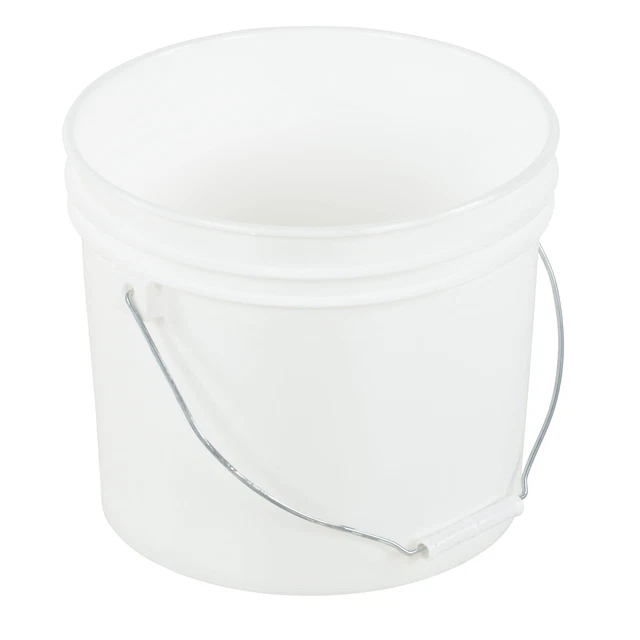 Vestil 2 Gallon Open Head Pail Cap 0 lb Volume 0 yd&sup3; Color White