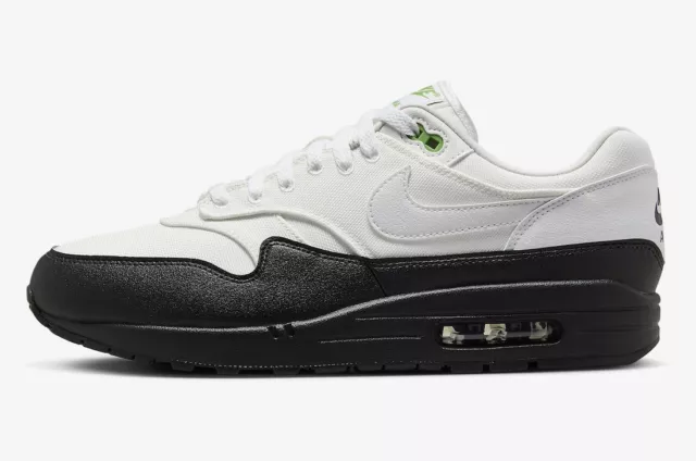 Nike Air Max 1 White Black Chlorophyll FZ5160-121 Mens New 2