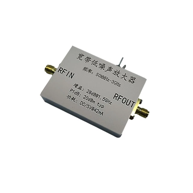 Nuovissimo amplificatore a basso rumore da 50 MHz a 3 GHz raccordi antenna segnale RF