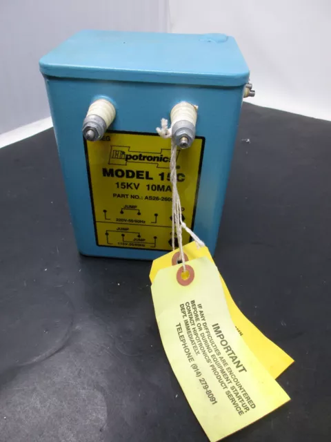 New NOS Hipotronics MOD 15C 15KV 10 MA Power Supply Laser / Lab New NOS Hipotronics MOD 15C 15KV 10 MA Power Supply Laser / Lab