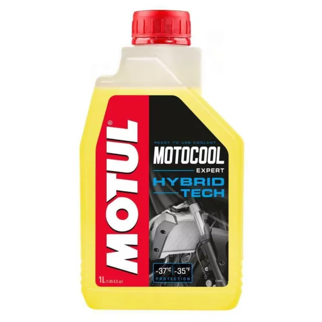 Motul Motocool Expert Hybrid Tech Liquido Refrigerante Antigelo Moto Giallo 1 Lt