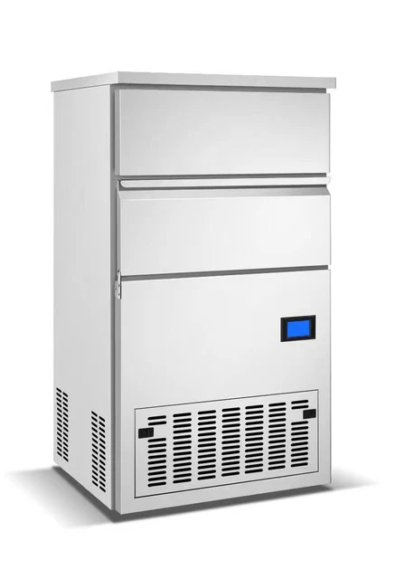 Vaseni 282LBS/24H Cylindrical Ice Maker Machine Commercial Nugget Cube Freestand