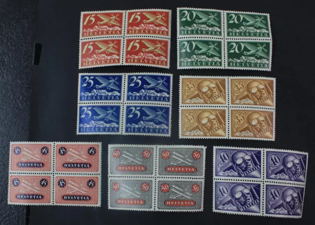 CKStamps: Switzerland Stamps Collection Scott#C3-C9 Mint NH OG