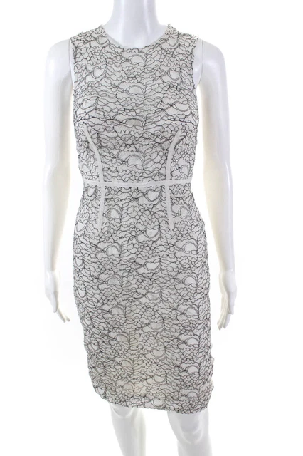 Jill Jill Stuart Womens Love Glow Sheath White Size 0 10431768