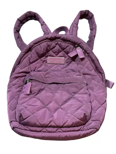 MARC JACOBS Quilted Nylon Backpack Purple