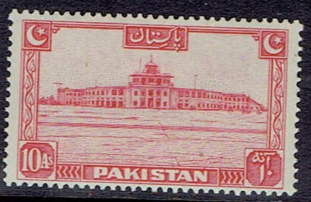 Pakistan 1948 sg36 10a Scarlet Fine  MNH