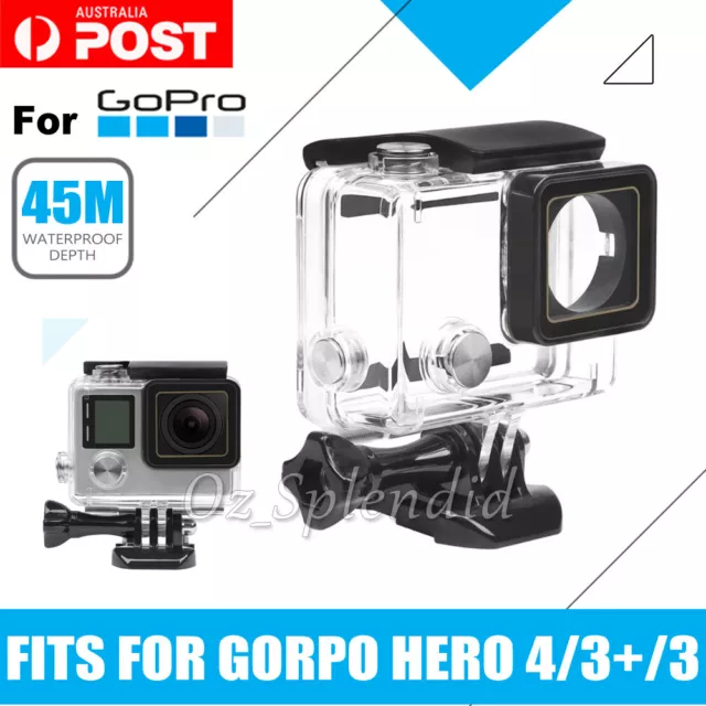 NEW Waterproof Diving Protective Housing Clear Case For GoPro Hero 3 3+ 4 Camera