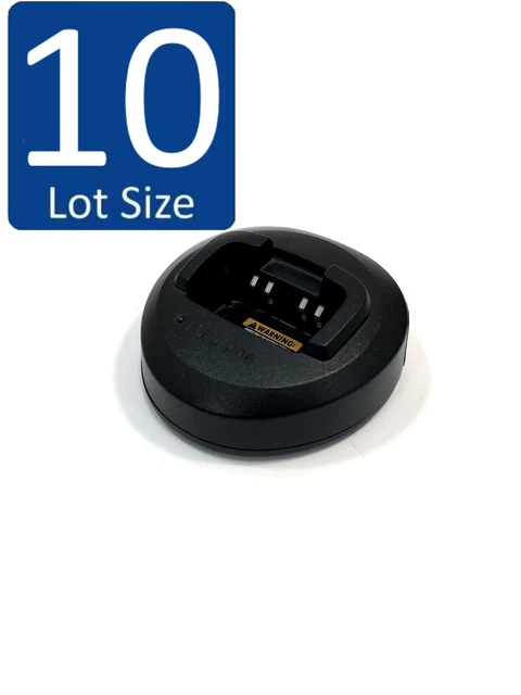 LOT OF 10 Motorola MagOne Desktop Radio Charger Base PMLN5041A