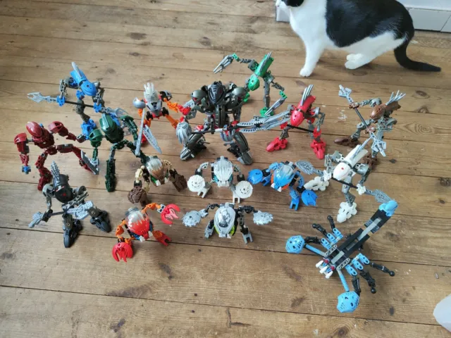 Job Lot Of Lego Bionicle Figures Approx 30