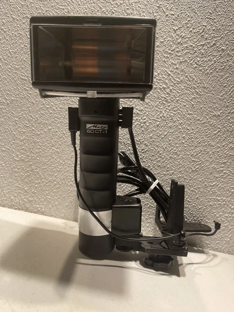 Metz Mecablitz 60 CT-1 Untested With Mount For Rapid Omega 100 #G