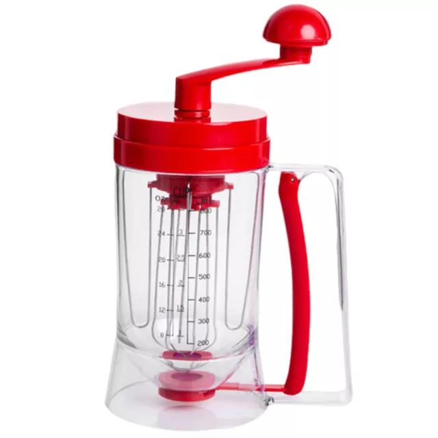 900ml Batter Dispenser Cupcake Pancake Muffin Measuring Baking Kitchen Mix Tool