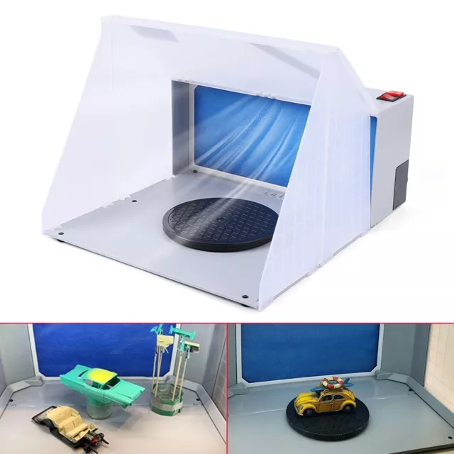 Spray Booth Vernice Spruzzatore Aerografo Vernice Nebbia Filtro Sistema Scarico Aria Smart