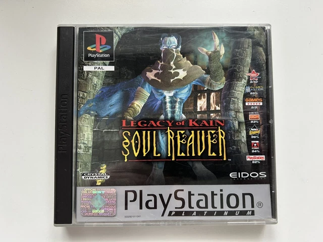 MANUAL Y CARATULAS Legacy of Kain Soul Reaver, Sony Playstation, PAL