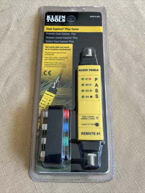 Klein Tools VDV512-058 Coax Explorer® Plus Tester